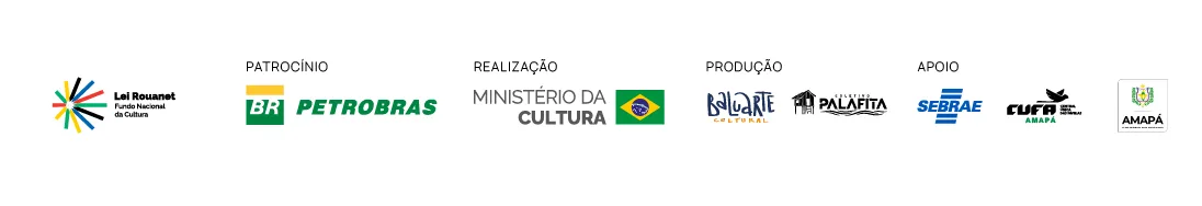 Régua de marcas de realização, patrocínio e apoio do Festival Quebramar